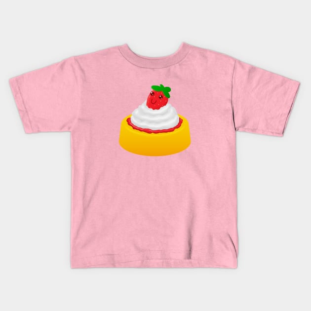 Strawberry Shortcake Kids T-Shirt by CCDesign